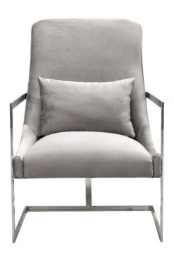 Vantagio Lounge Chair - Dove Grey - Silver Base 10 Vantagio Lounge Chair - Dove Grey - Silver Base -Furniture Sale Store vantiago lounge chair silver dove cutout 01 web