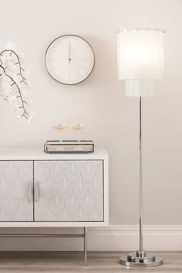 Veil Floor Light Silver 3 Veil Floor Light Silver