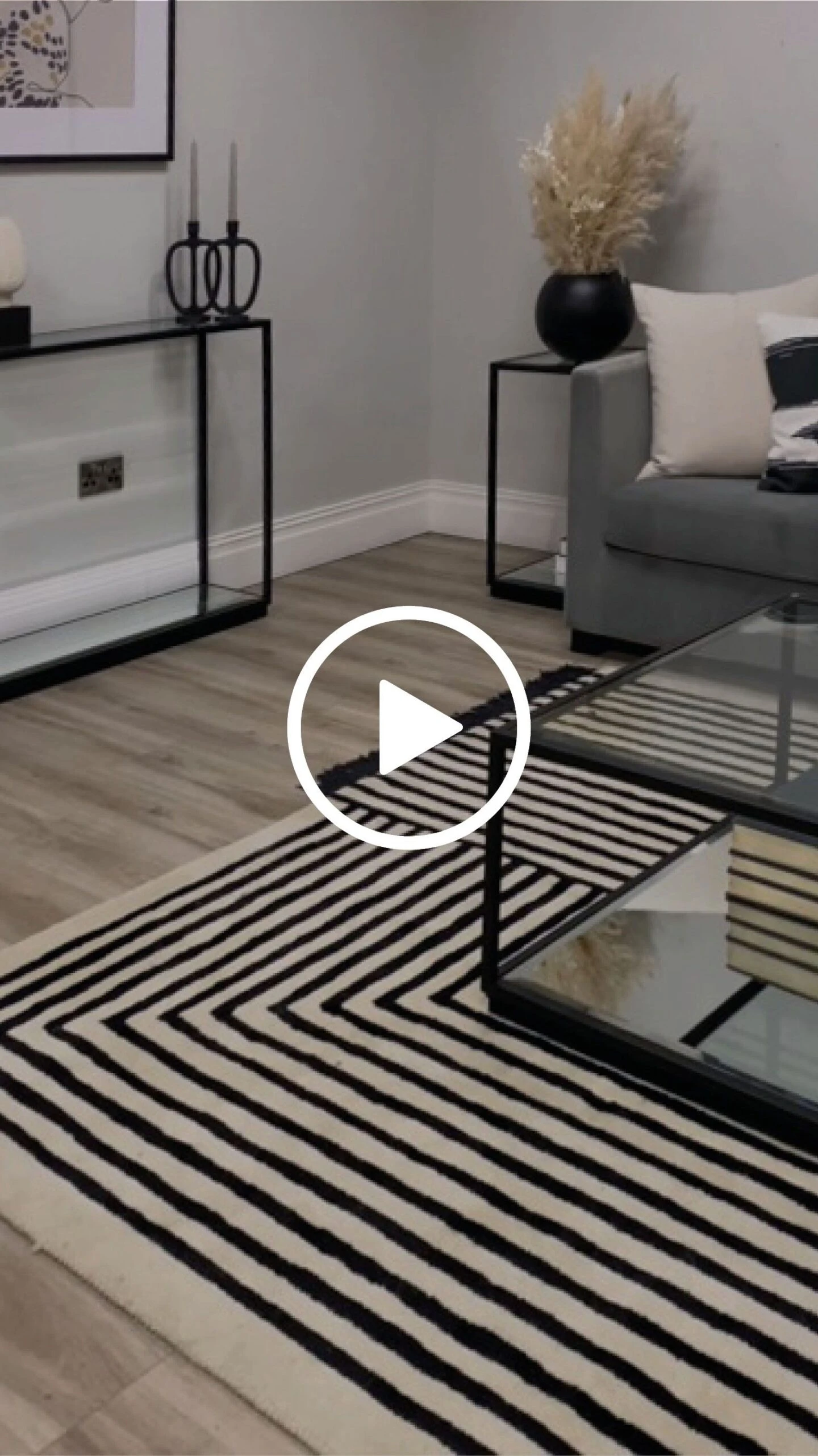 Rippon Black Rectangular Console Table 6 Rippon Black Rectangular Console Table - Image 4