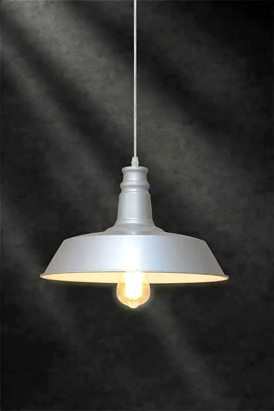 Pascal Silver Vintage Pendant Light - Gft 4 Pascal Silver Vintage Pendant Light - Gft - Image 2