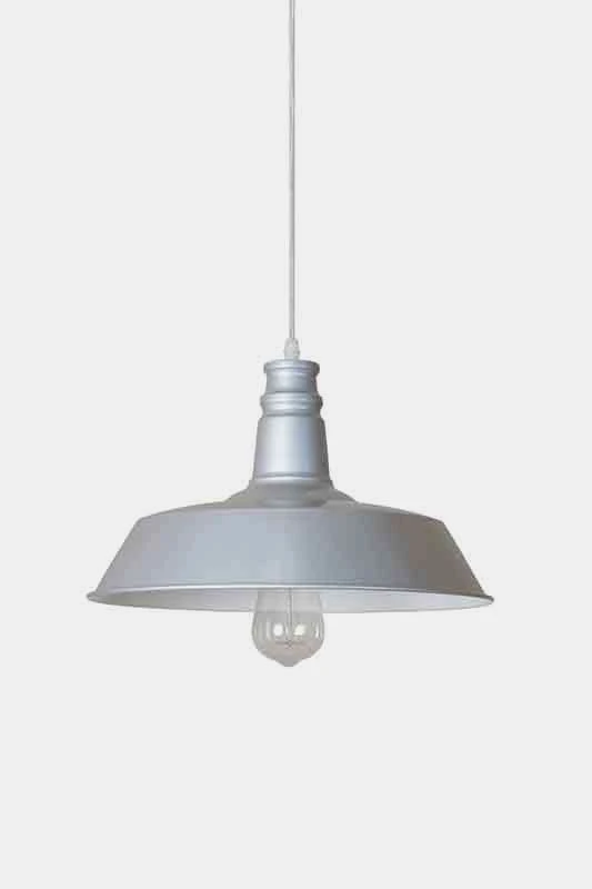 Pascal Silver Vintage Pendant Light - Gft 3 Pascal Silver Vintage Pendant Light - Gft