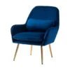 Watson Lounge Chair - Ink Blue 1 Watson Lounge Chair - Ink Blue -Furniture Sale Store watson lounge chair brass ink cutout 01 web