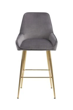 Watson Bar Stool - Storm Grey - Brass 9 Watson Bar Stool - Storm Grey - Brass -Furniture Sale Store watson storm grey brass bar stool 2 web