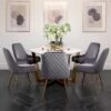 Kronos Brass Dining Table And Six Watson Storm Grey Chairs 1 Kronos Brass Dining Table And Six Watson Storm Grey Chairs -Furniture Sale Store watson storm grey web