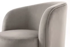 West End Swivel Dining Chair - Dove Grey - Brass Base 11 West End Swivel Dining Chair - Dove Grey - Brass Base -Furniture Sale Store west end dining chair grey brass 3 web