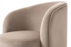 West End Swivel Dining Chair - Taupe - Brass Base 10 West End Swivel Dining Chair - Taupe - Brass Base -Furniture Sale Store west end dining chair taupe brass 3 web