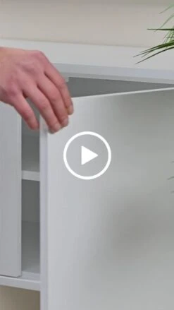 Inga White Floating Sideboard 11 Inga White Floating Sideboard -Furniture Sale Store white inga sideboard play button 1